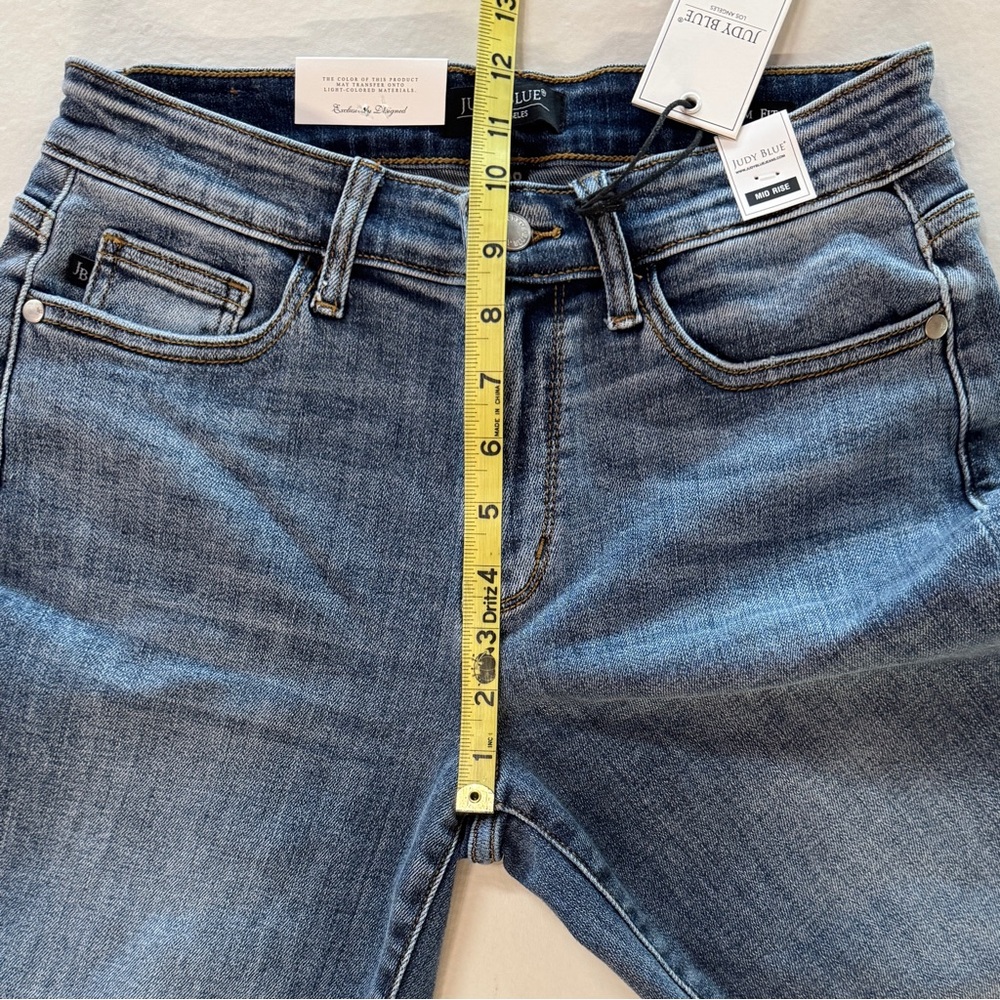 NWT Judy Blue Instant Classic Slim Fit Jeans JB82180 (7/28) - Picture 8 of 15